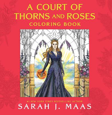 Book cover for A Court of Thorns and Roses Coloring Book