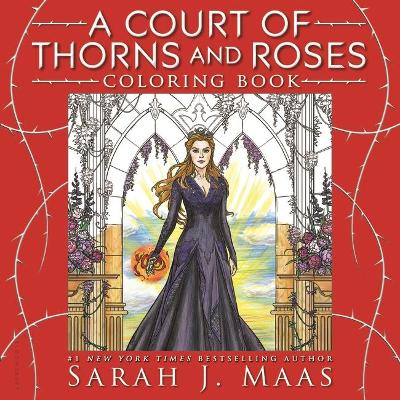 Book cover for A Court of Thorns and Roses Coloring Book