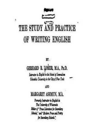 Cover of The Study and Practice of Writing English