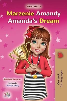 Book cover for Amanda's Dream (Polish English Bilingual Book for Kids)