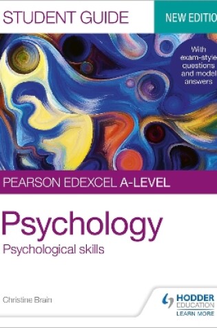 Cover of Pearson Edexcel A-level Psychology Student Guide 3: Psychological skills