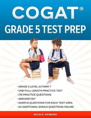 Book cover for Cogat(r) Grade 5 Test Prep