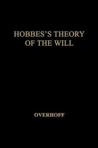 Cover of Hobbes's Theory of Will