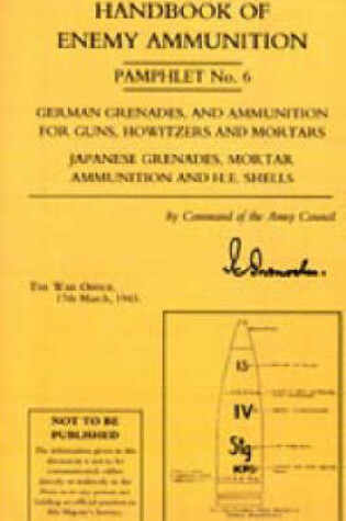 Cover of Handbook of Enemy Ammunition Pamphlet