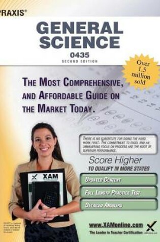Cover of Praxis General Science 0435 Teacher Certification Study Guide Test Prep