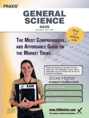 Book cover for Praxis General Science 0435 Teacher Certification Study Guide Test Prep