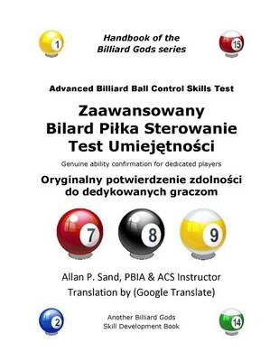 Book cover for Advanced Billiard Ball Control Skills Test (Polish)
