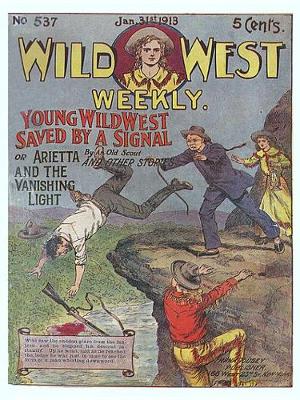 Book cover for Young Wild West Saved by a Signal