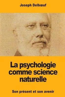 Book cover for La Psychologie Comme Science Naturelle