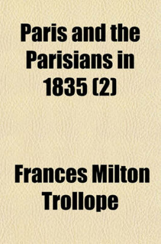 Cover of Paris and the Parisians in 1835 (2)