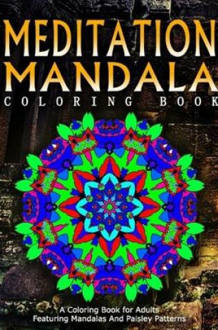 Cover of MEDITATION MANDALA COLORING BOOK - Vol.18