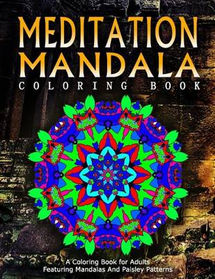 Book cover for MEDITATION MANDALA COLORING BOOK - Vol.18