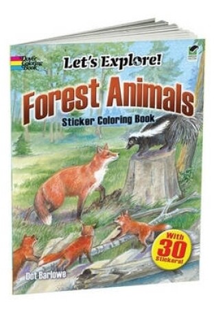 Cover of Forest Animals Sticker Coloring Book