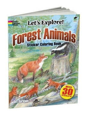 Cover of Forest Animals Sticker Coloring Book