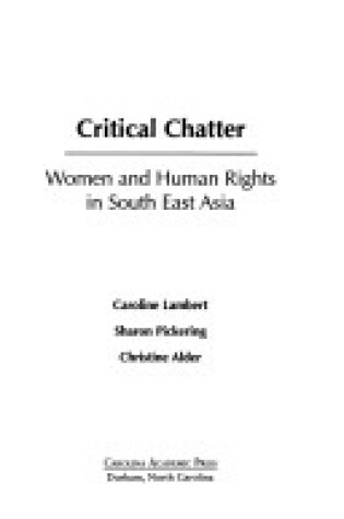 Cover of Critical Chatter