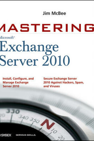 Cover of Mastering Microsoft Exchange Server 2010