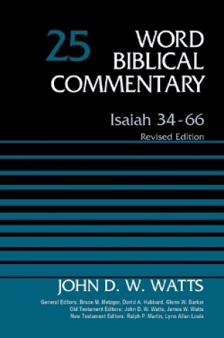 Cover of Isaiah 34-66, Volume 25