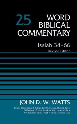 Book cover for Isaiah 34-66, Volume 25