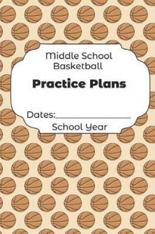 Cover of Middle School Basketball Practice Plans Dates