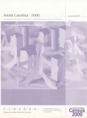 Book cover for 2000 Census of Population and Housing, South Carolina, Summary Social, Economic, and Housing Characteristics