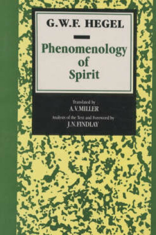 Cover of Phenomenology of Spirit