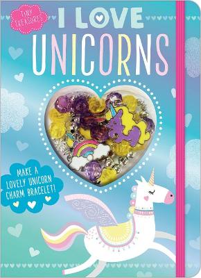 Book cover for Tiny Treasures I Love Unicorns