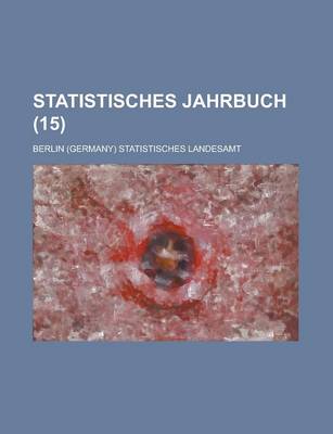 Book cover for Statistisches Jahrbuch (15)