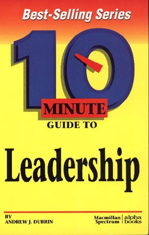 Book cover for 10 Minute Guide To Leadership