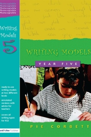 Cover of Writing Models Year 5