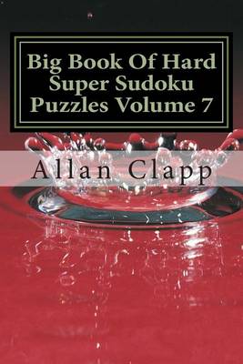 Book cover for Big Book of Hard Super Sudoku Puzzles Volume 7