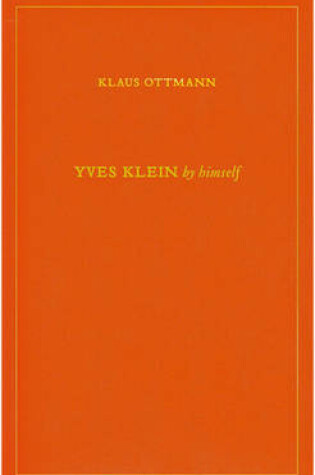 Cover of Yves Klein by Himself