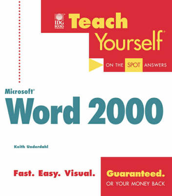 Book cover for Teach Yourself Word 2000