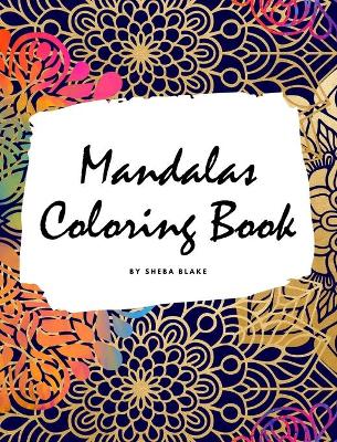Book cover for Mandalas Coloring Book for Adults (Large Hardcover Adult Coloring Book)