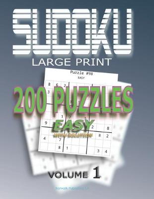 Book cover for Sudoku Puzzles Easy