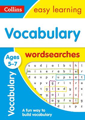 Book cover for Vocabulary Word Searches Ages 5-7