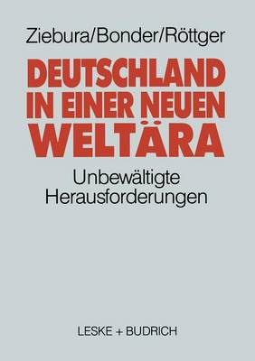 Book cover for Deutschland in einer neuen Weltära