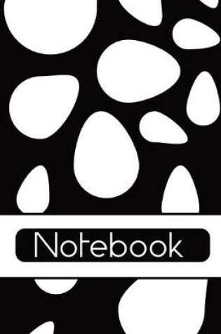 Cover of Black and White Teardrops Notebook