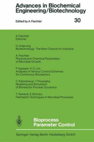 Cover of Bioprocess Parameter Control