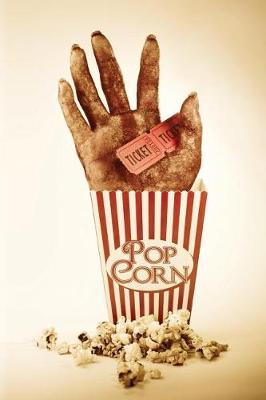 Book cover for Popcorn Zombie Hand Grid Notebook