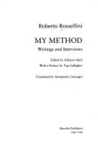 Cover of My Method