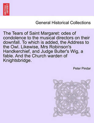 Book cover for The Tears of Saint Margaret