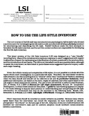 Book cover for Life Style Inventory