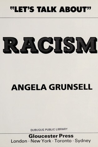 Cover of Racism