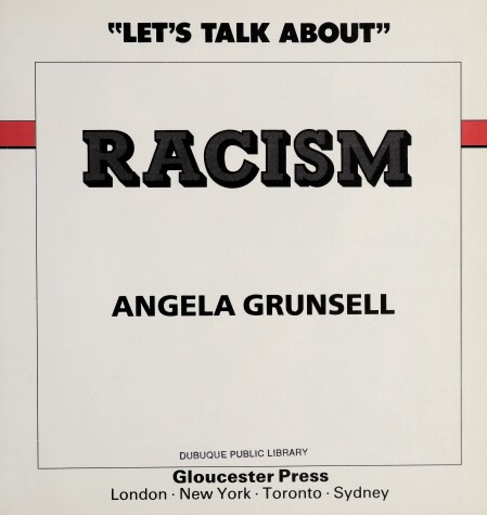 Book cover for Racism