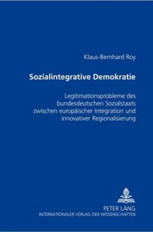 Cover of Sozialintegrative Demokratie