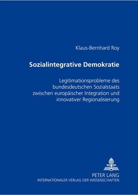 Book cover for Sozialintegrative Demokratie