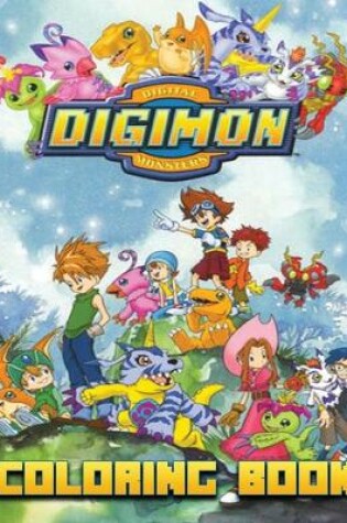 Cover of Digimon Digital Monsters Coloring Book