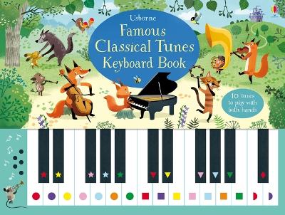 Book cover for Famous Classical Tunes Keyboard Book