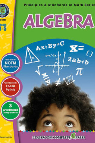 Cover of Algebra, Grades 3-5
