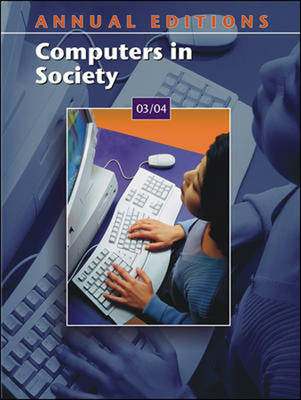 Book cover for A/E Computers in Society 03/04